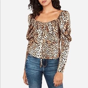 NWT Express Leopard Print Top